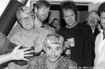 Howard with fellow members of the WELL. Image from The Atlantic.