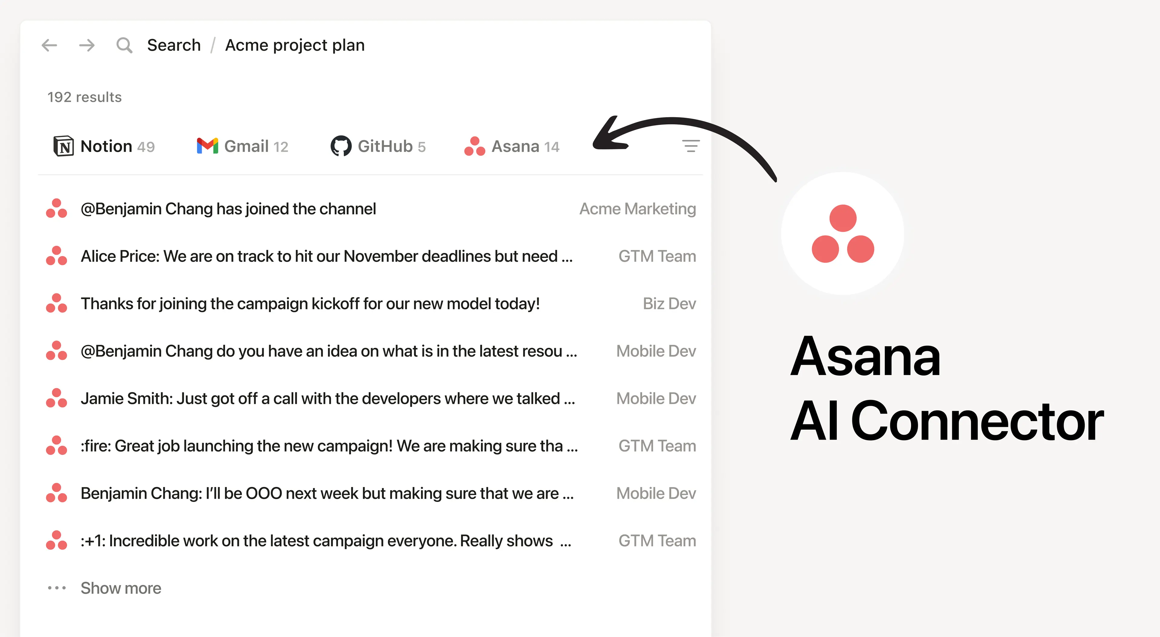 Asana AI Connector
