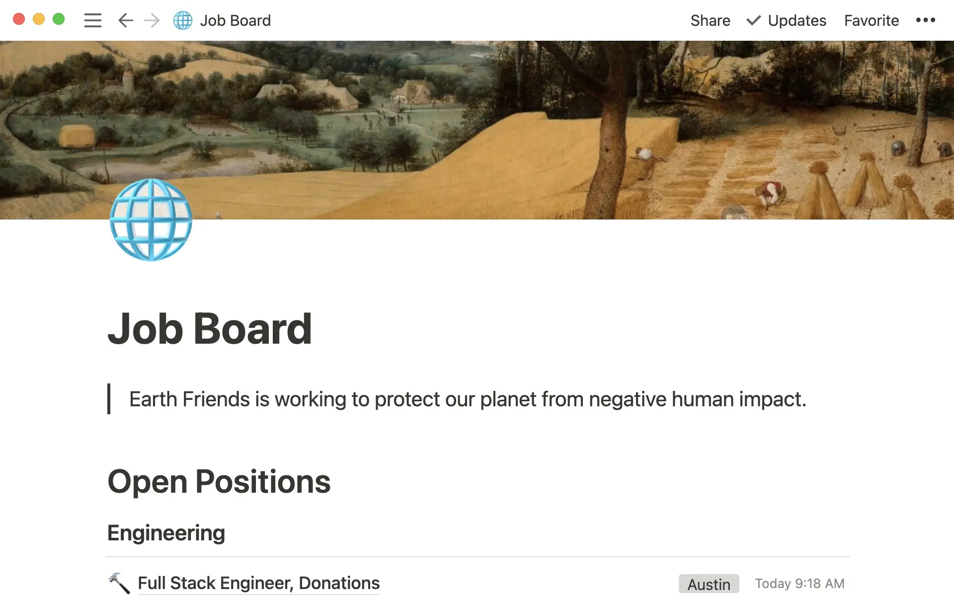 Template - Nonprofit job board - Desktop