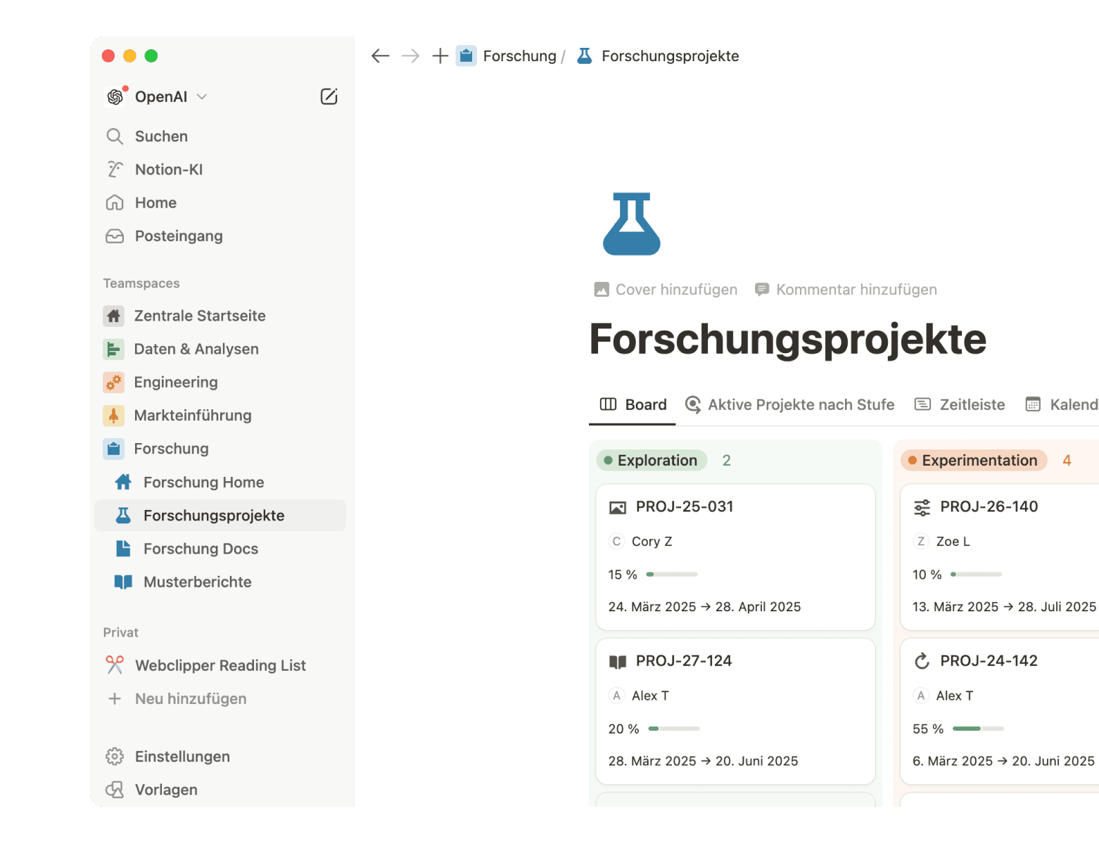 „Notion ist zu einem wichtigen Teil unseres Forschungs- und Entwicklungsprozesses geworden, von täglichen Stand-ups über Programmierung bis zur Auslieferung und immer schnelleren Iteration neuer Modelle“, sagt Karina Nguyen vom OpenAI-Forschungsteam.
